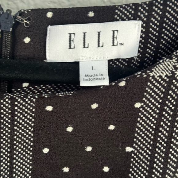 Dress Black/white by ELLE size Large . - Picture 2 of 4